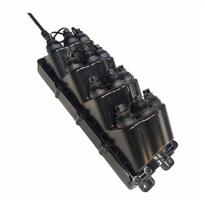 What are fiber optic cables composed of?